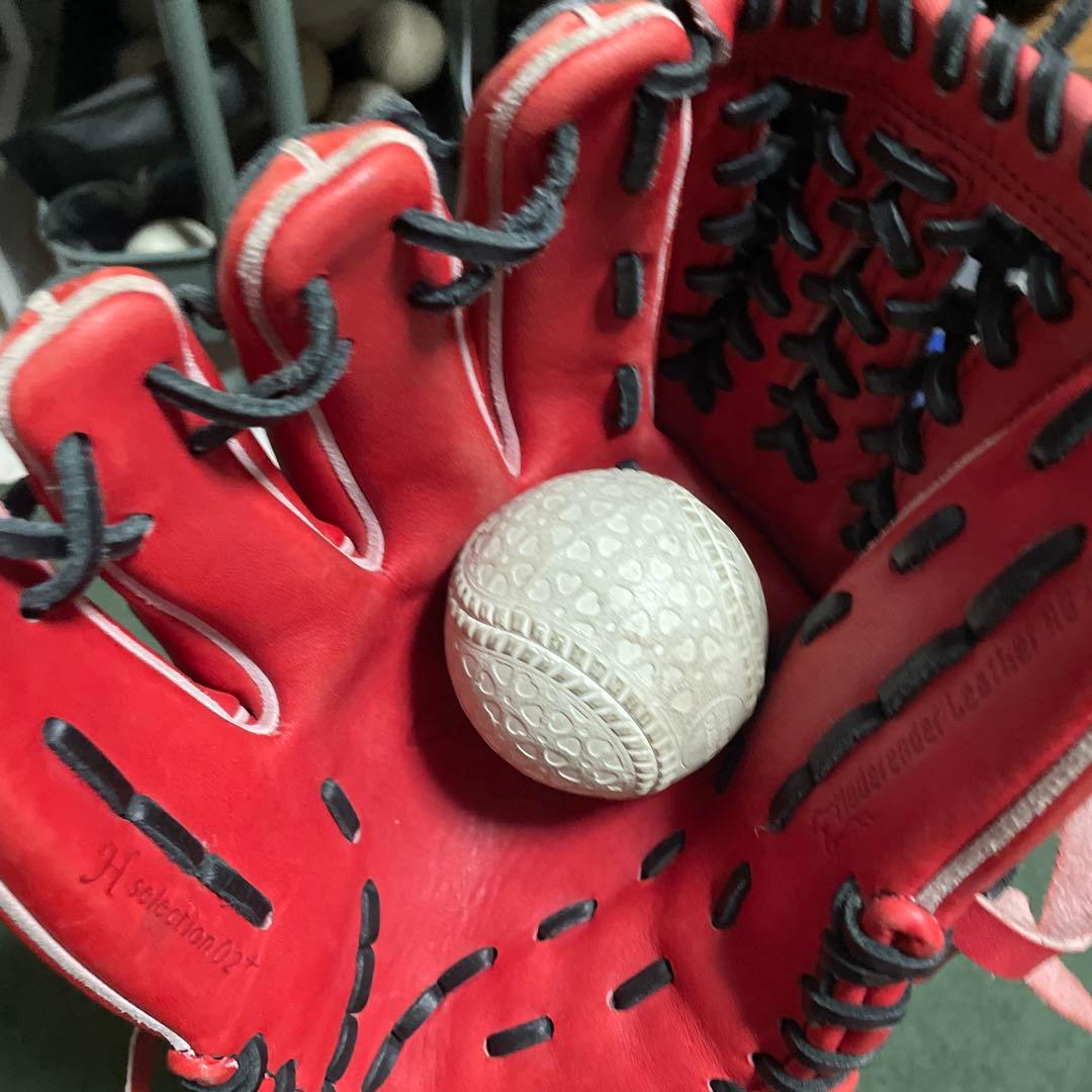 Mizuno Global Elite レッドグローブ