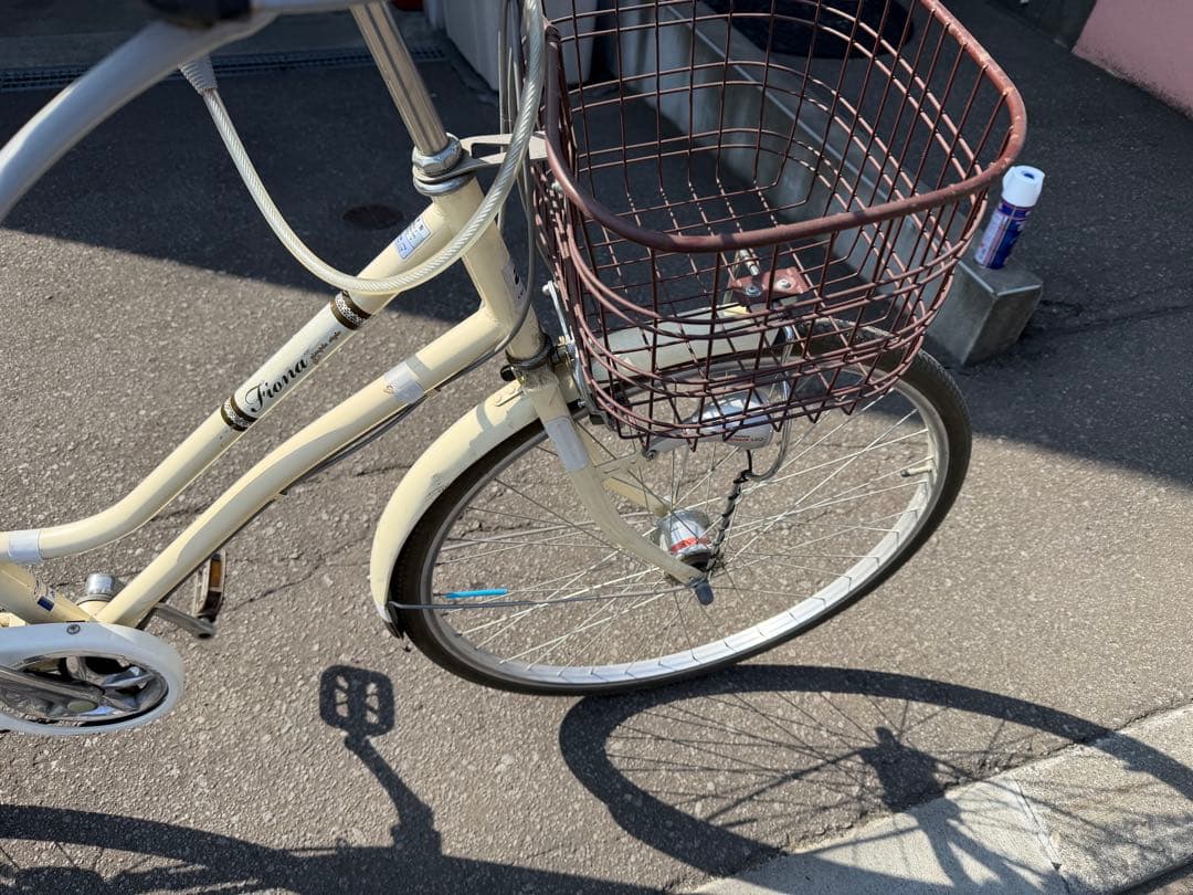 シティサイクル クリーム色 27インチ　札幌北区花川近郊でのお取引希望