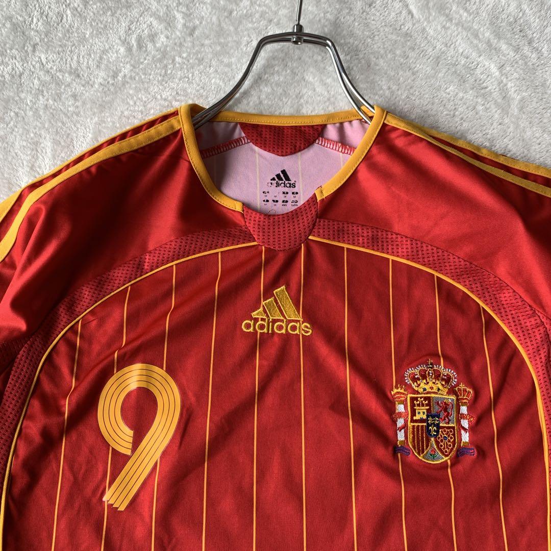 美品 スペイン代表 2006W杯 adidas ユニフォーム トーレス 9