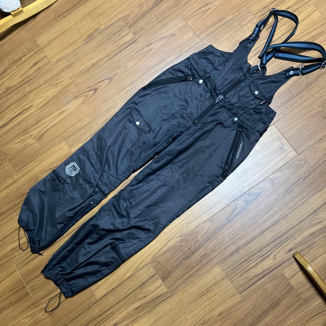 パーリーゲイツ　カバーオール　サイズ0 黒　ゴルフパンツ