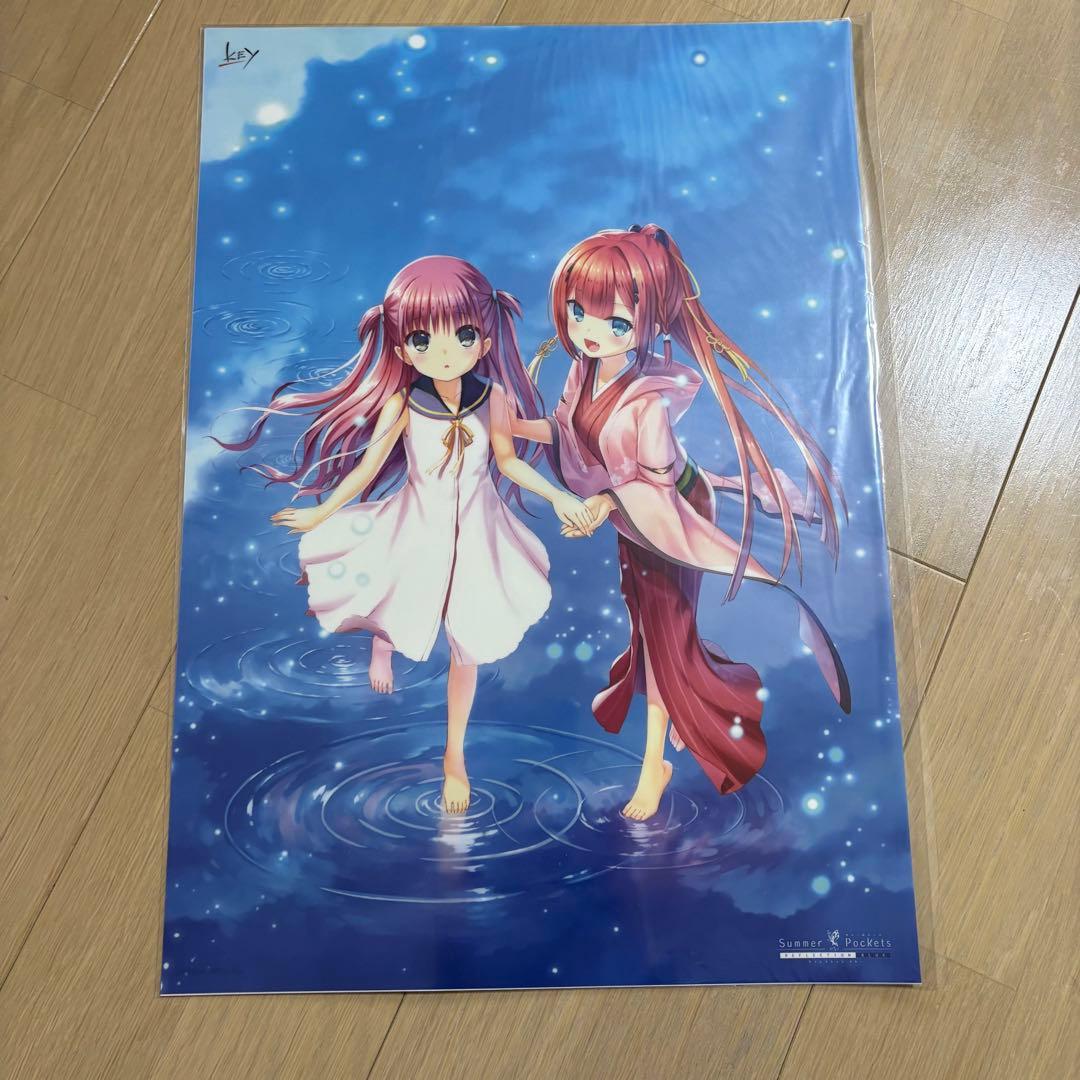 Summer Pocket key A3クリアポスター コミケ セット