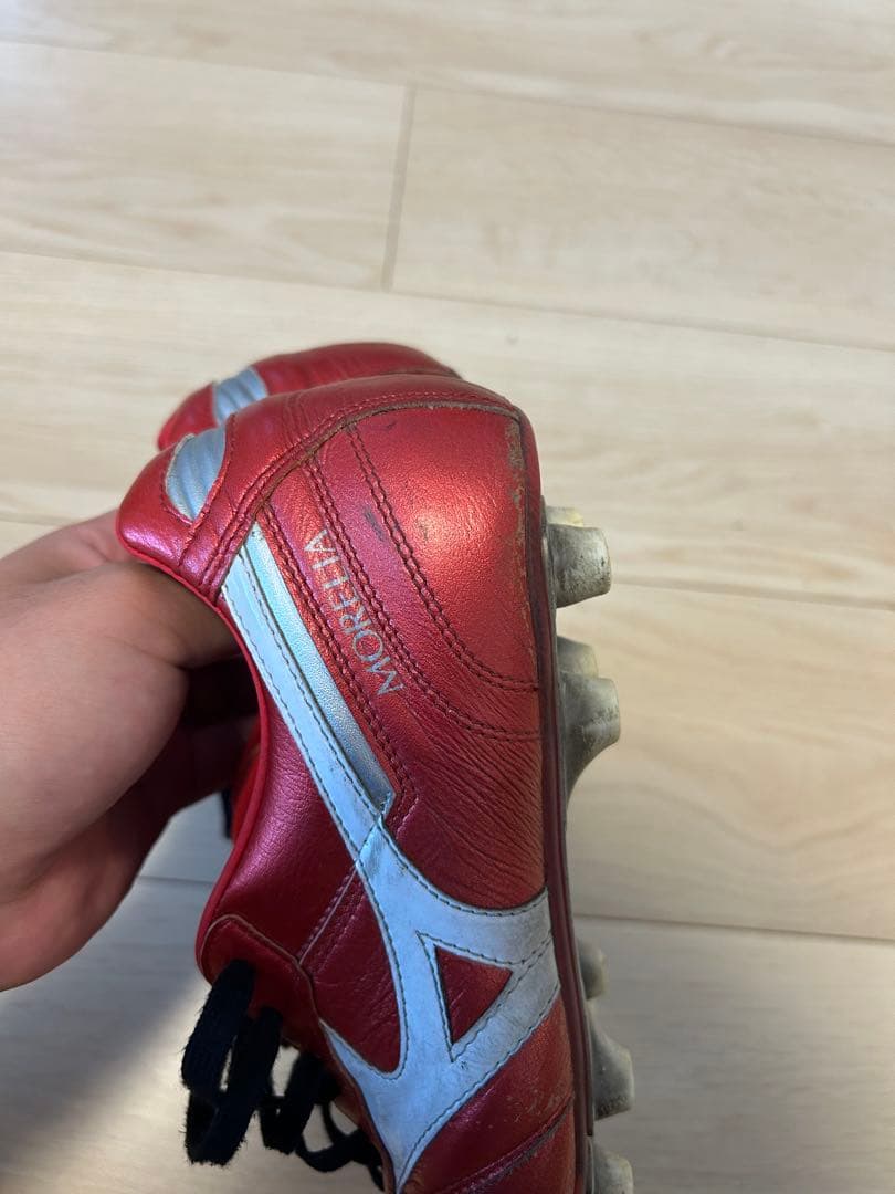 Mizuno モレリアIIジャパン 【限定色】レッド スパイク25.5cm