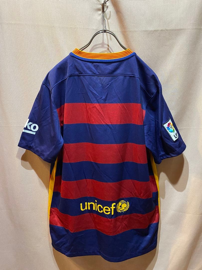 FCバルセロナ オーセンティック　2015 ユニフォーム　　シャツ　M ナイキ