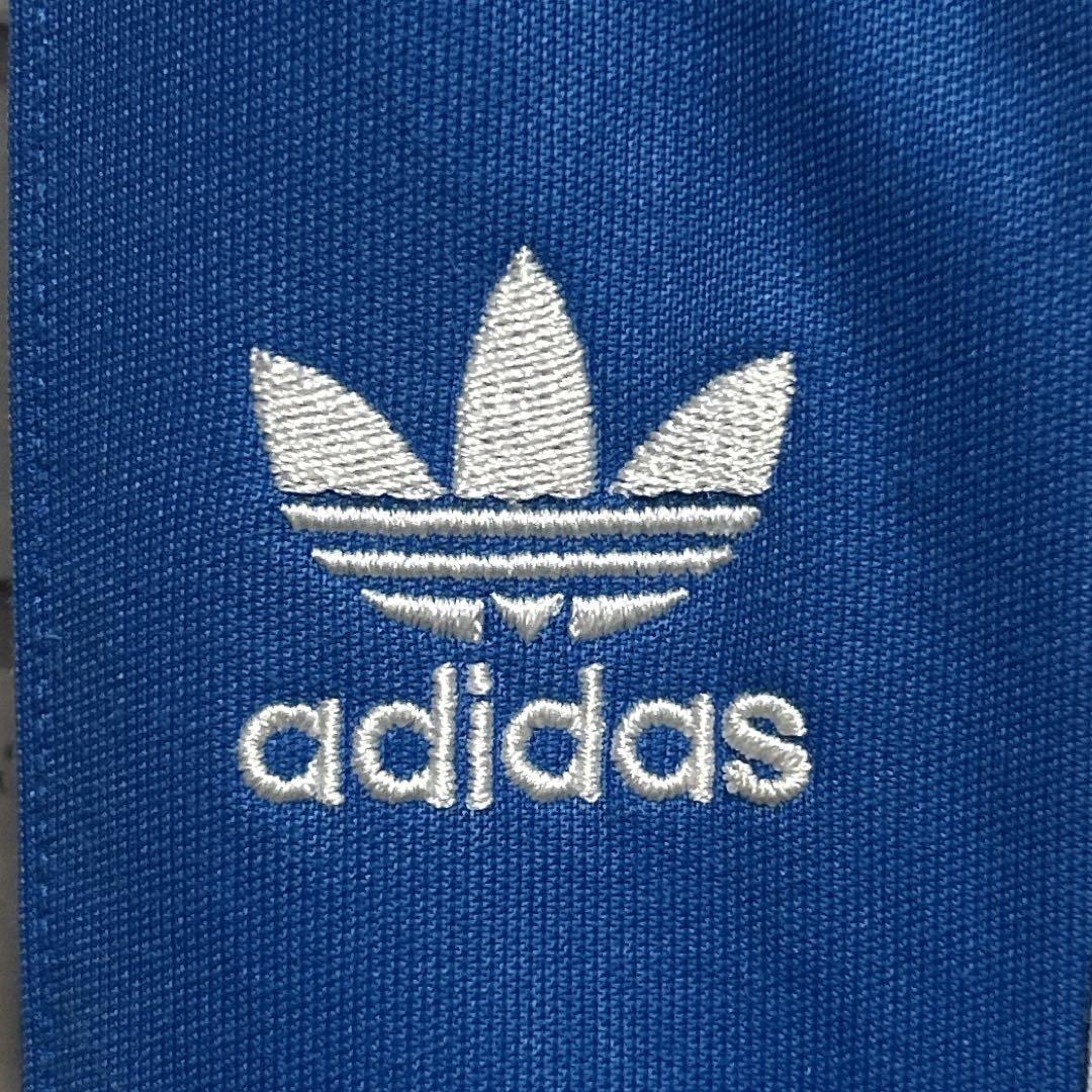 《大人気》adidas originals ☆ジャージパンツ 刺繍ロゴ M 青