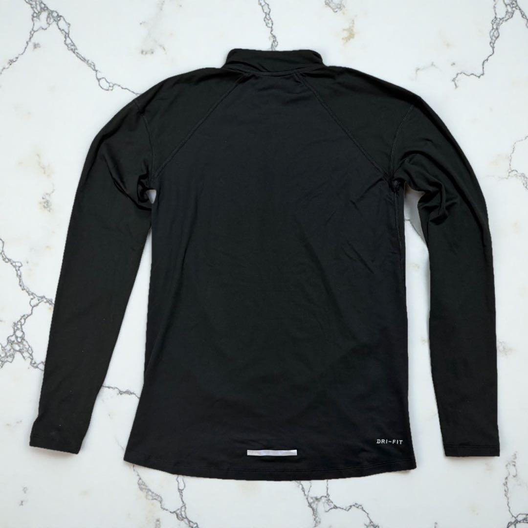 新品☆Nike DRI-FIT ハーフジッパートップス ブラック