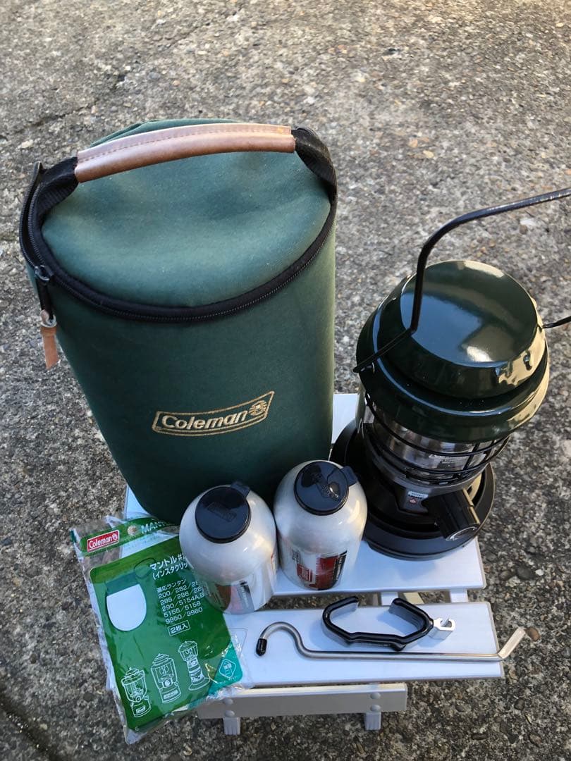 入手困難コールマンGasランタンと付属品