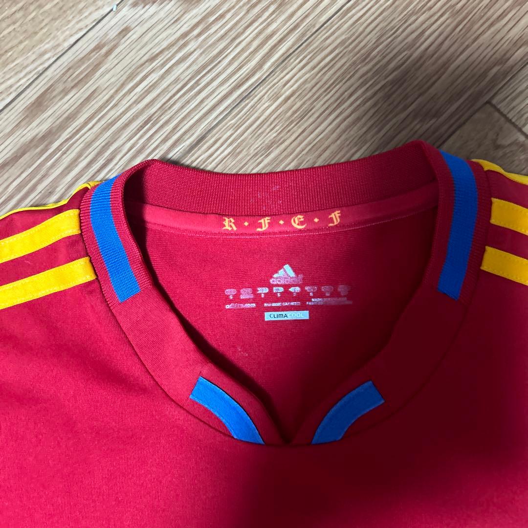 狸*麦様 adidas スペイン代表 シャツ 6番　イニエスタ