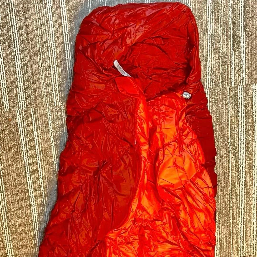 ☆美品 モンベル　バロウバッグ #3 R\ZIP レッド赤　シュラフ寝袋☆