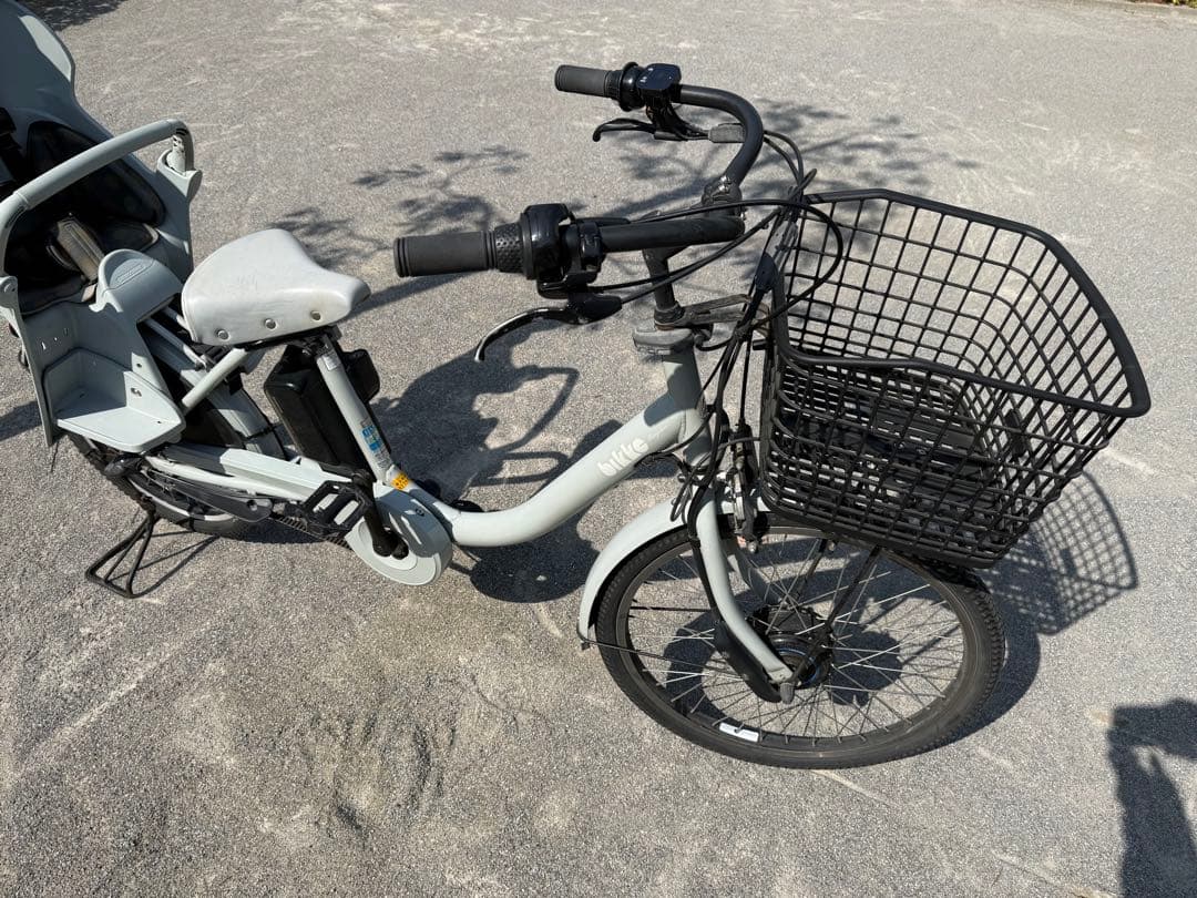 戸田市引取限定 ビッケモブ dd bikke MOB 電動アシスト グレー