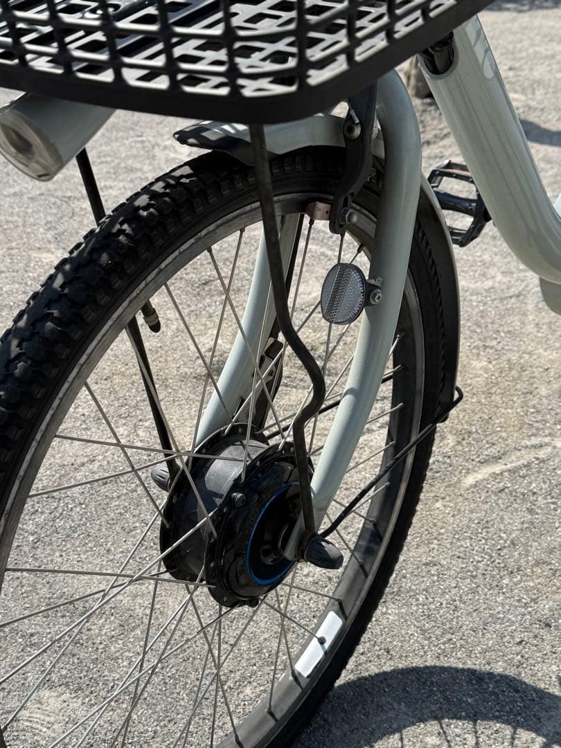 戸田市引取限定 ビッケモブ dd bikke MOB 電動アシスト グレー