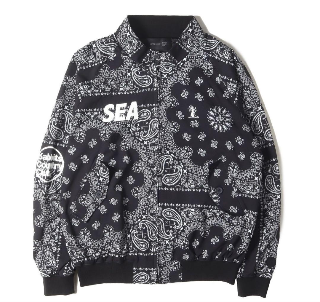 【完売品】 WIND AND SEA × FR2 GOLF ペイズリー パーカー
