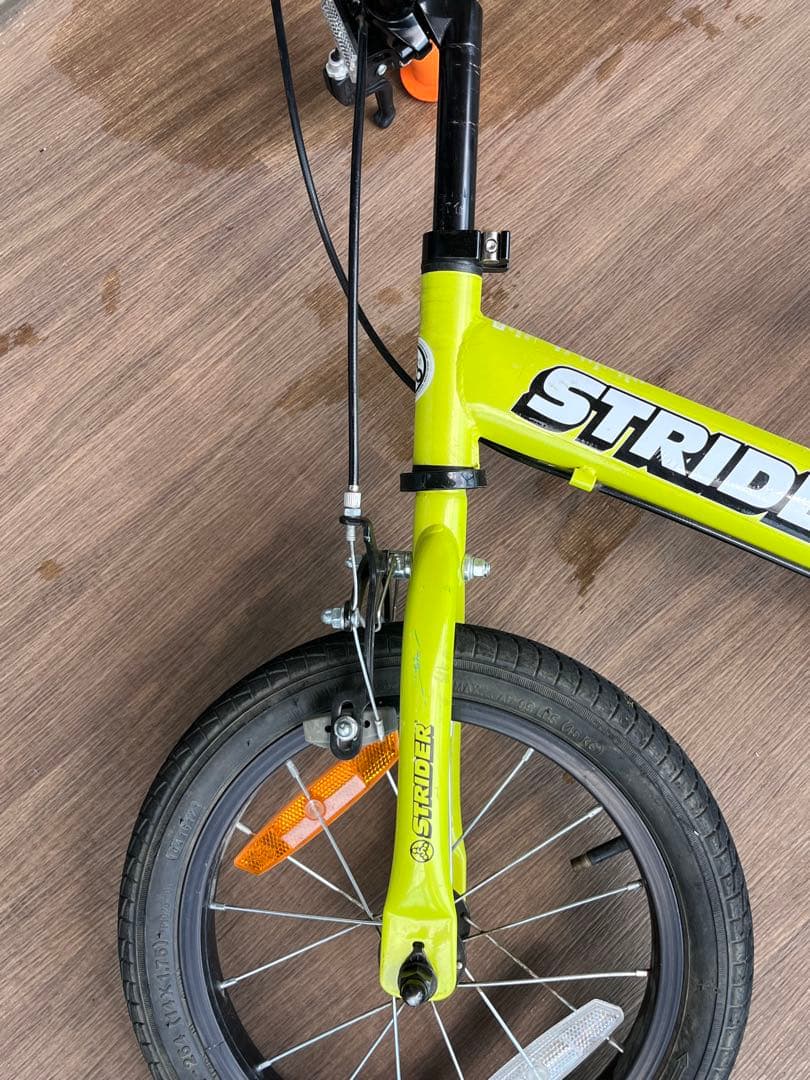 STRIDER ストライダー 14x LIME YELLOWグリップカスタム