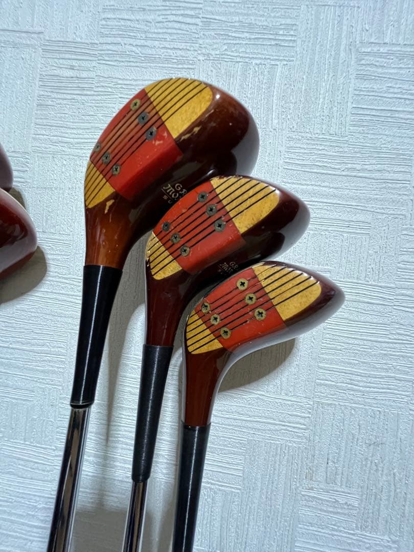 激レア！美品！ミズノ　ＭＩＺＵＮＯ　ＭＳ-801等高級パシモンウッド８本セット