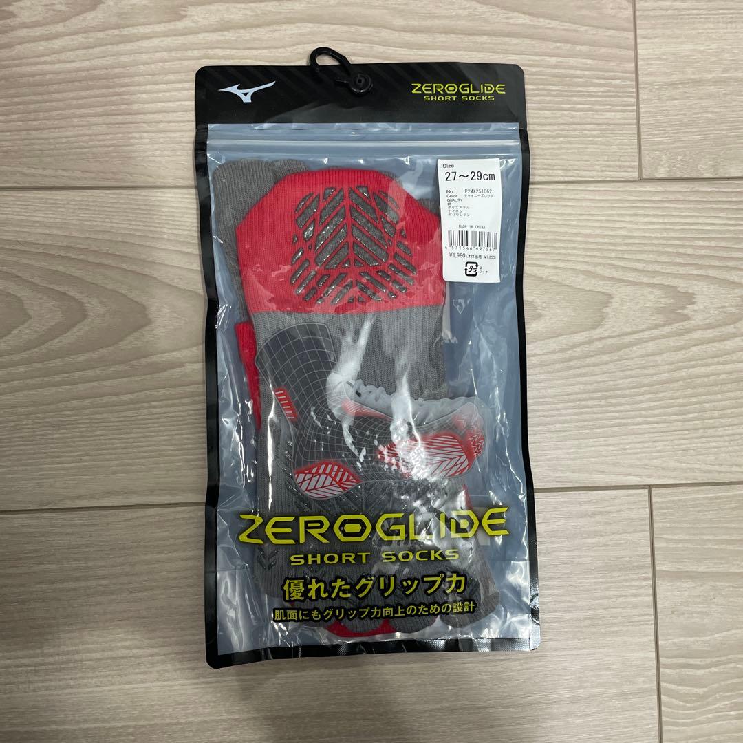 Mizuno アンダーシャツXL カーフ ショートソックス 27～29センチ