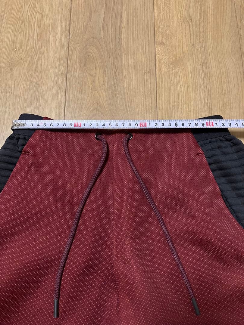 新品 MD アンダーアーマー ジョガーパンツ FITTED メンズ 赤 黒 春