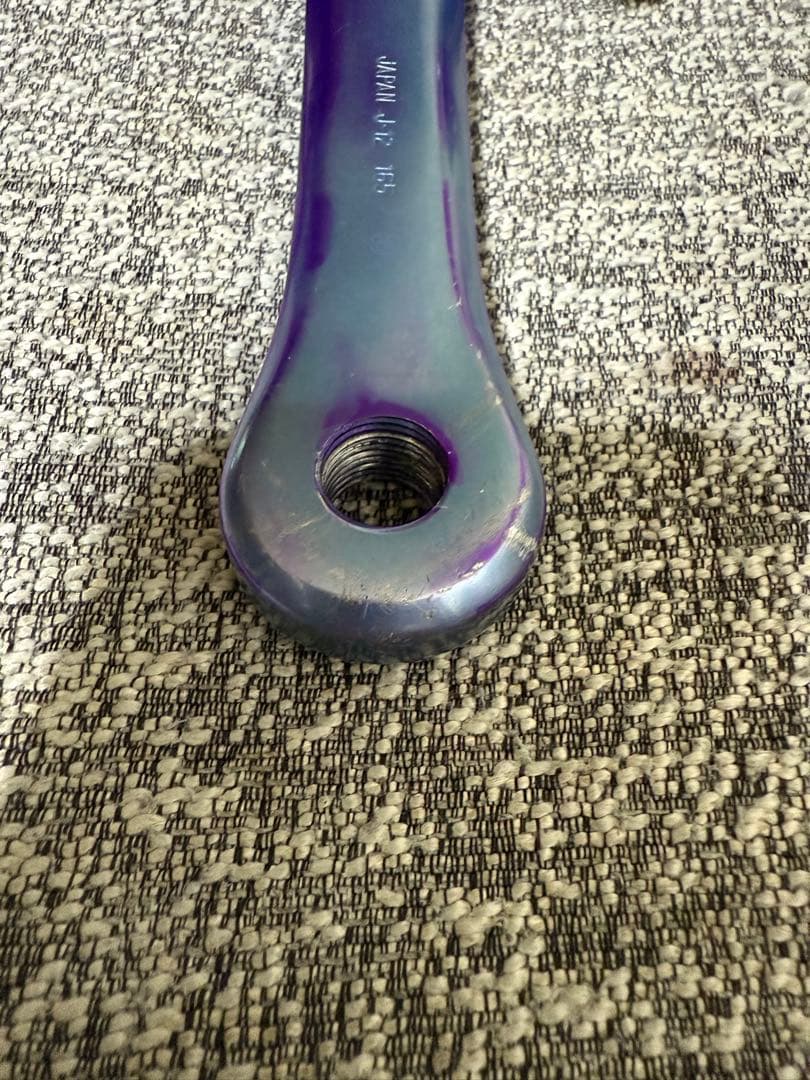 MASH X Sugino 75 Purple/Blue クランク　BB ピスト