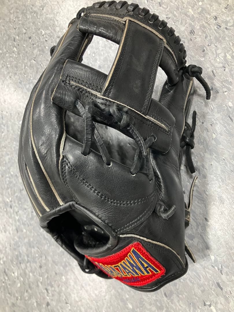 TAMAZAWA ブラック 軟式グローブ 中古