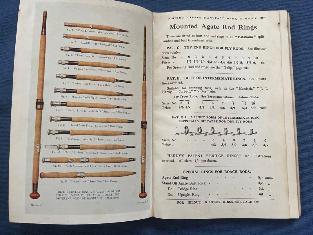 ルアー・フライ Hardy Anglers Guide 53rd EDITION 1931