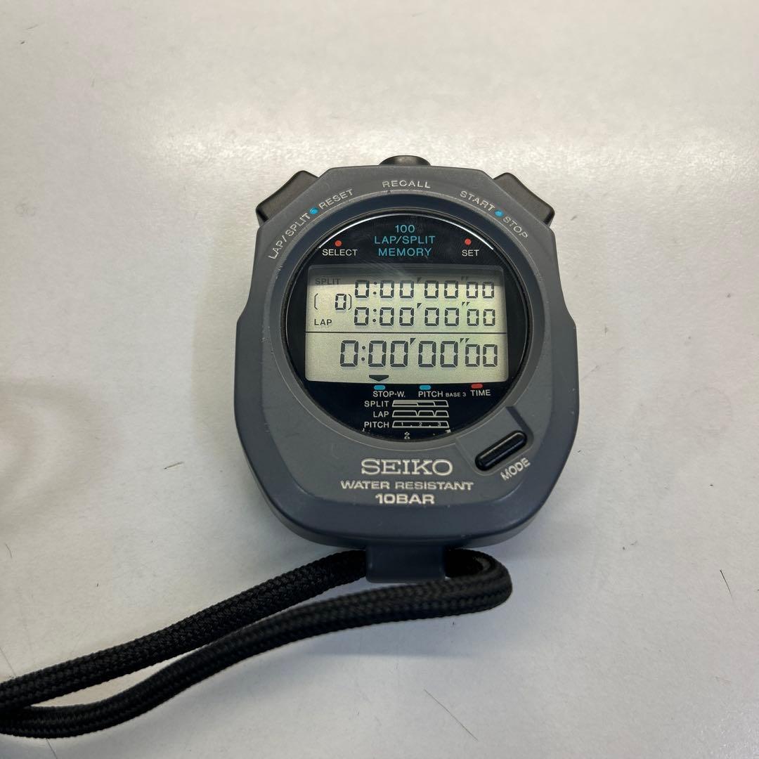 「動作確認済」 SEIKOセイコーストップウォッチ　S120-4000