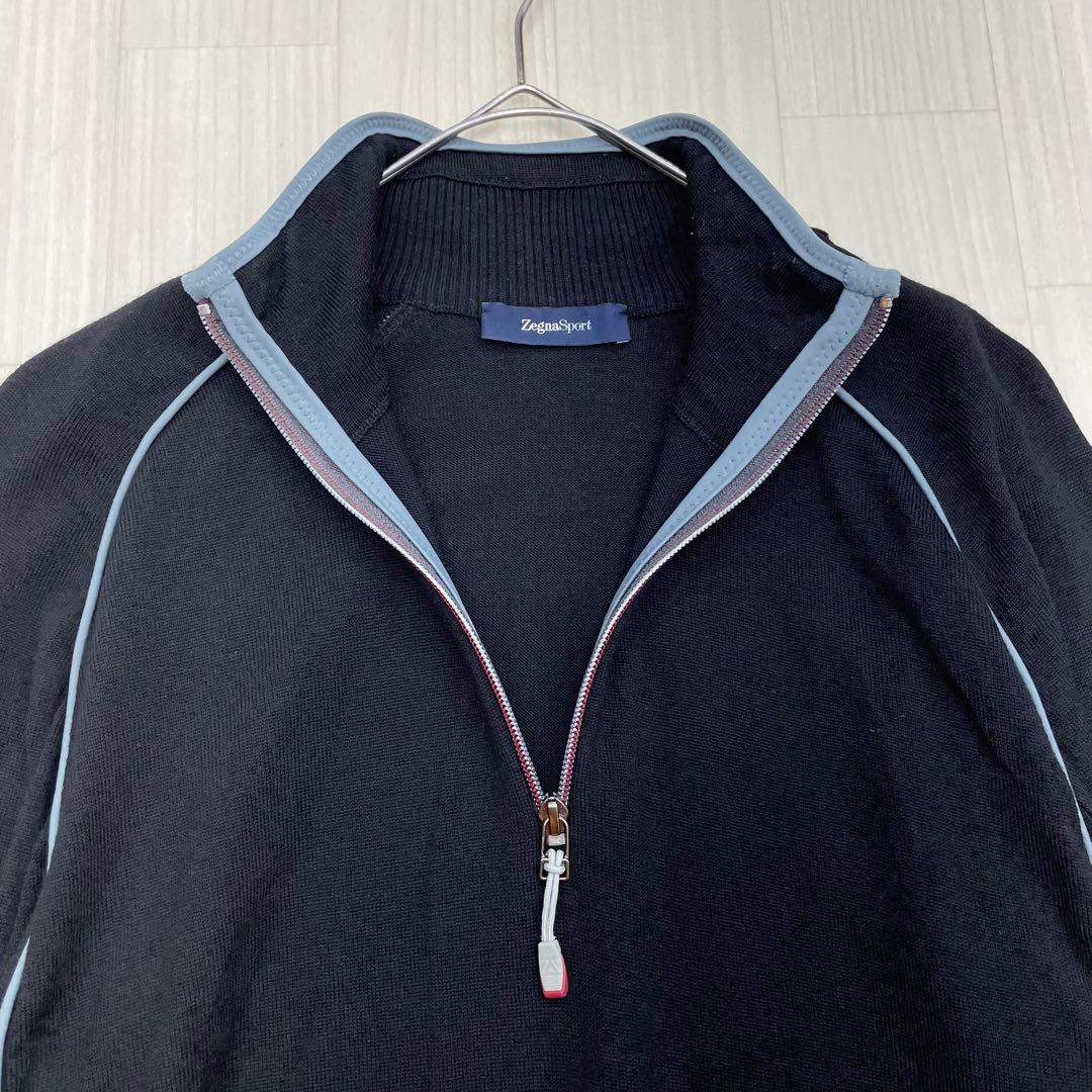 ☆ Zegna Sport ゼニアスポーツ ゴルフ ハーフジップ セーター