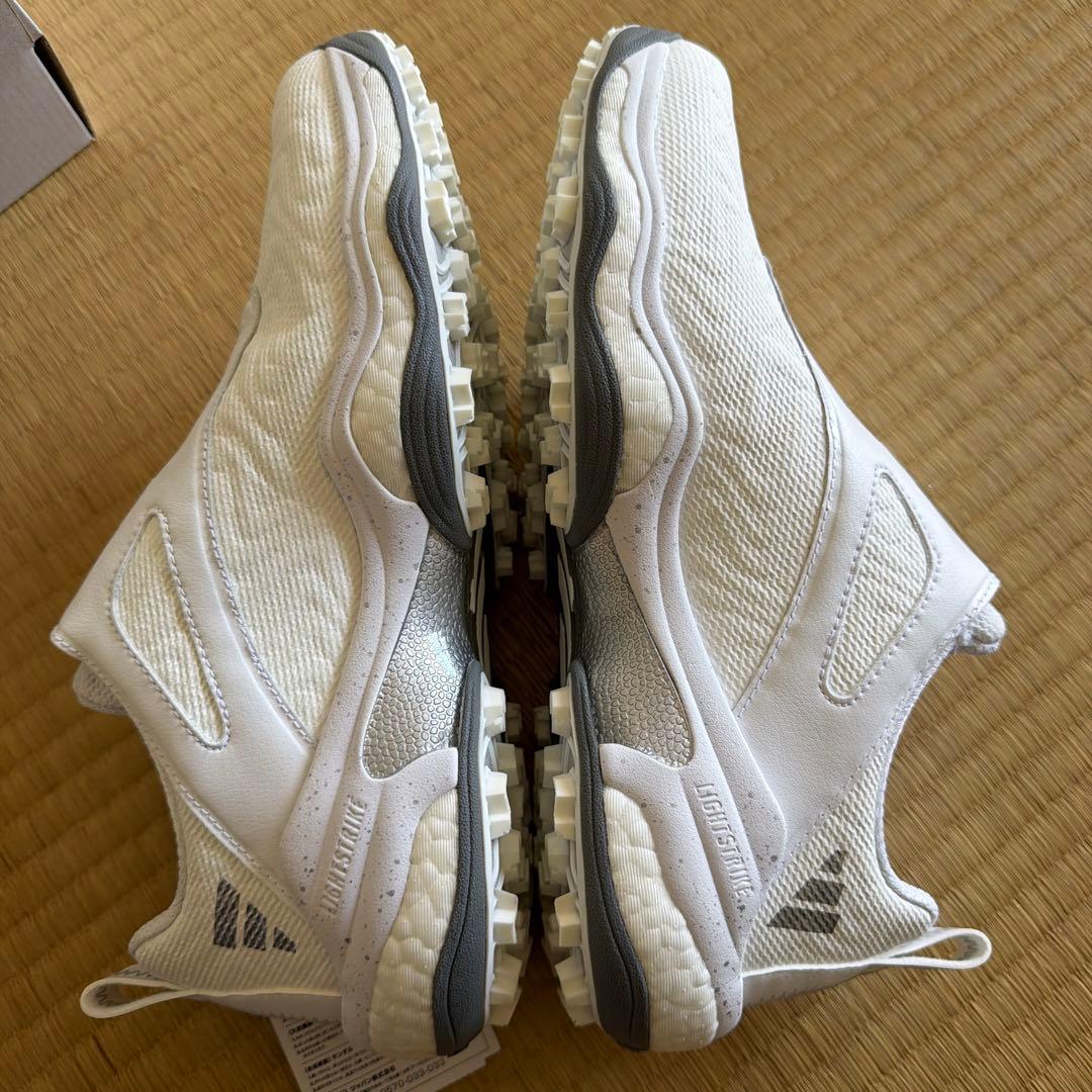 adidas ゴルフシューズ 25.5cm ホワイト