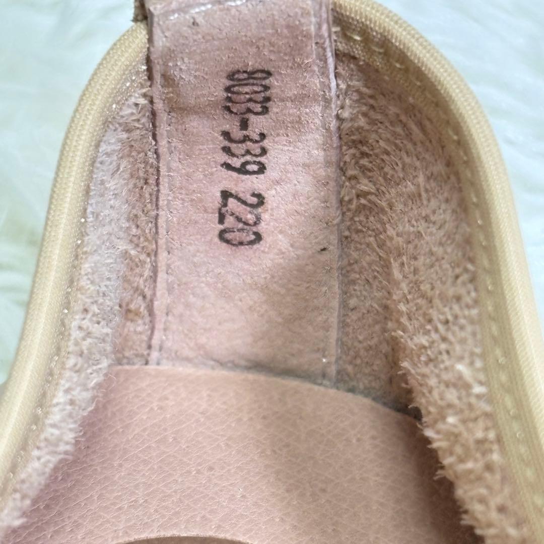 Staccato スタッカート定番 バレエシューズ リボン　ビジュー　22センチ
