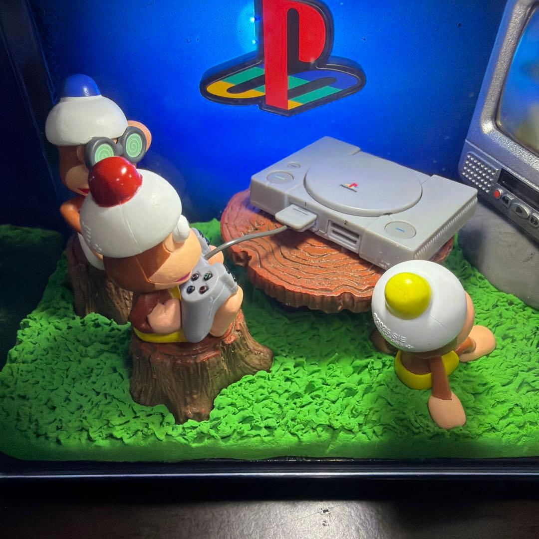サルゲッチュ まちぼうけ プレイスミニチュア ジオラマ