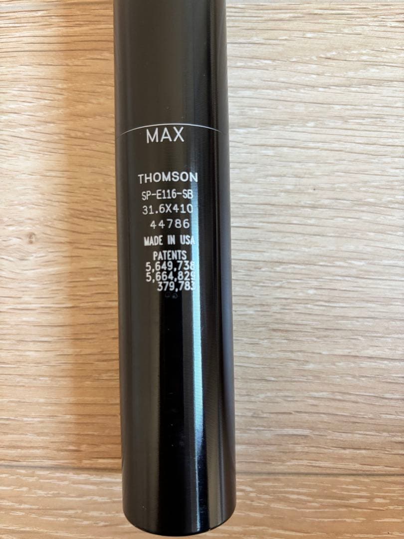 【値下げ】THOMSON/トムソン シートポスト 31.6mm 自転車