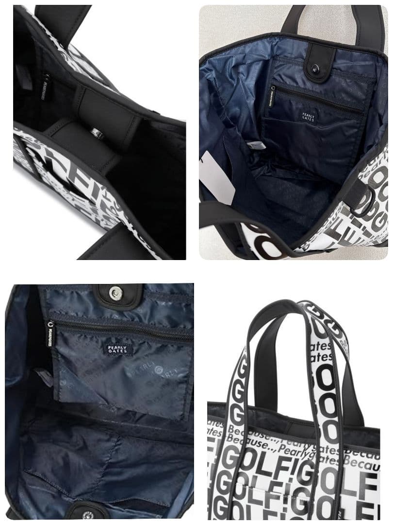 PEARLY GATES GOLFロゴ　ボストン＆バッグカートバッグ 2点セット