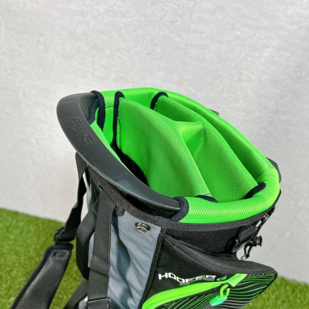 HOOFER Prodi G ピン フーファー ジュニア キャディバッグ フード