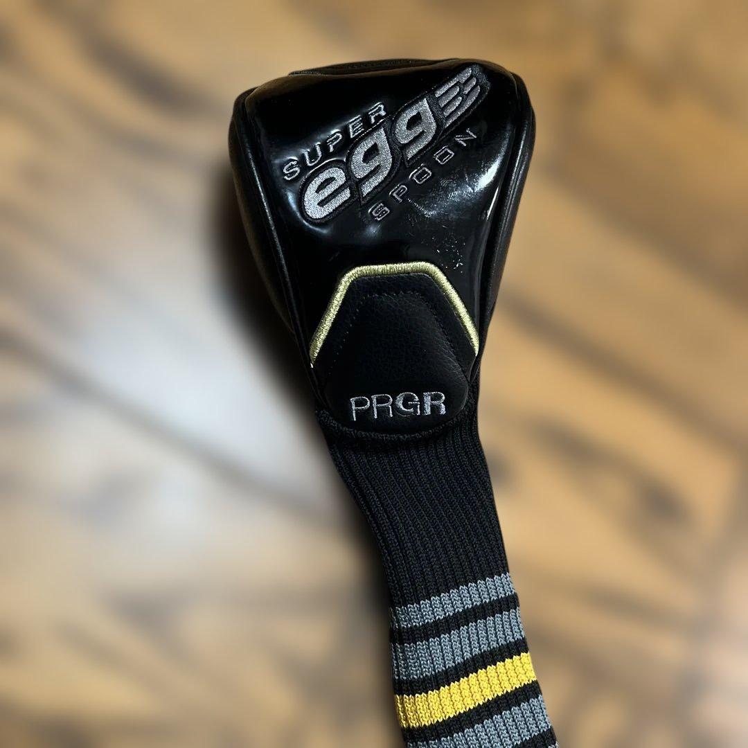 PRGR SUPER egg Spoon フェアウェイウッド　ヘッドカバー付き