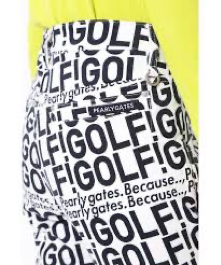 パーリーゲイツ　GOLFロゴプリント コットンストレッチ　レディース　２