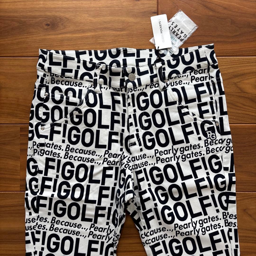 パーリーゲイツ　GOLFロゴプリント コットンストレッチ　レディース　２