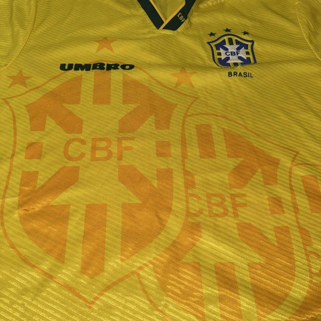 90s UNBRO アンブロ サッカー ブラジル代表 サッカー ユニフォーム