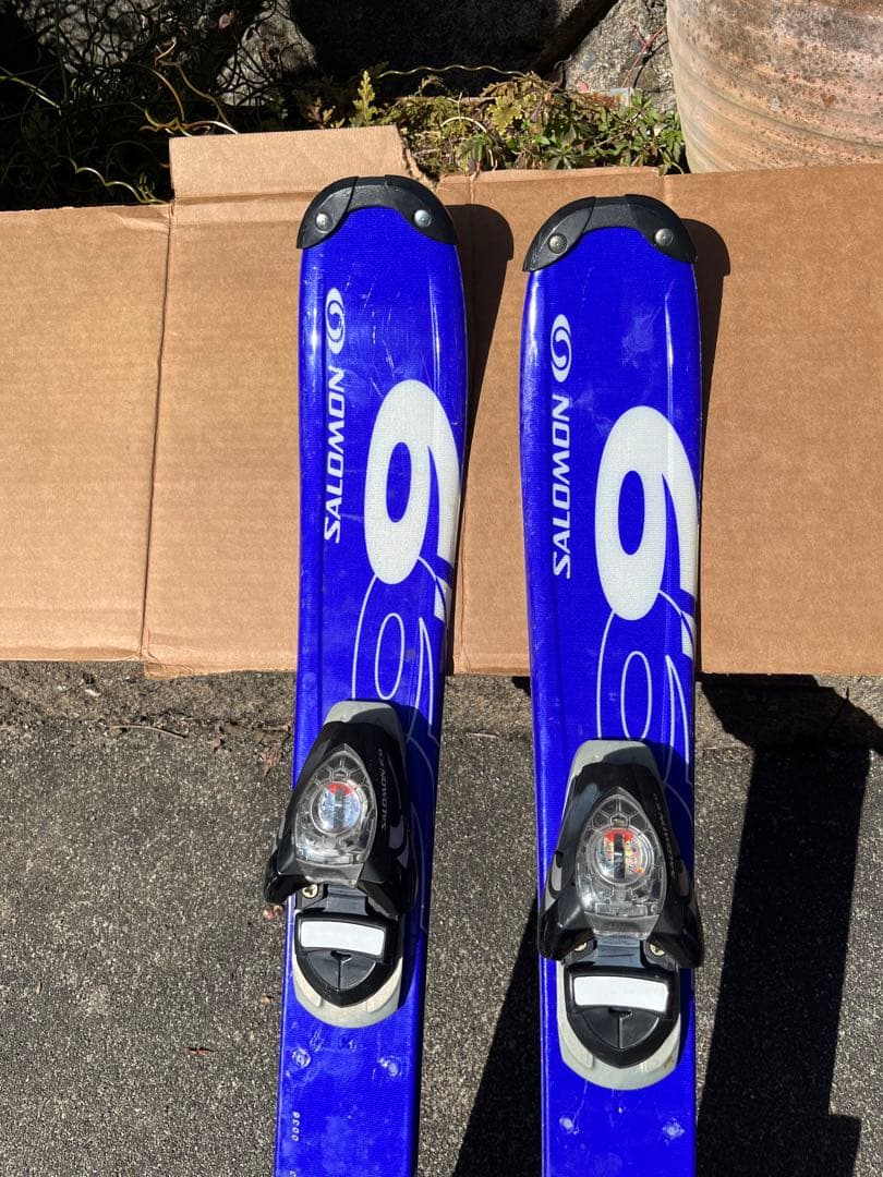 SALOMON ショートスキー　バインディング付き