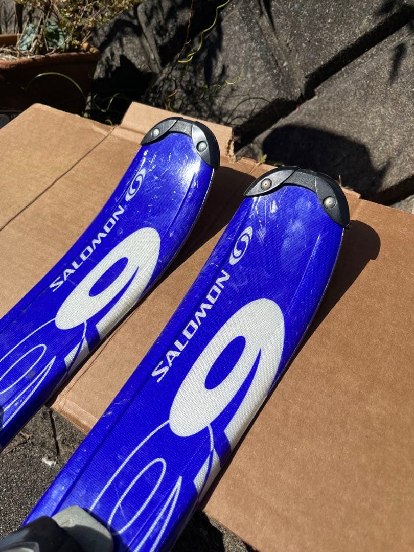 SALOMON ショートスキー　バインディング付き