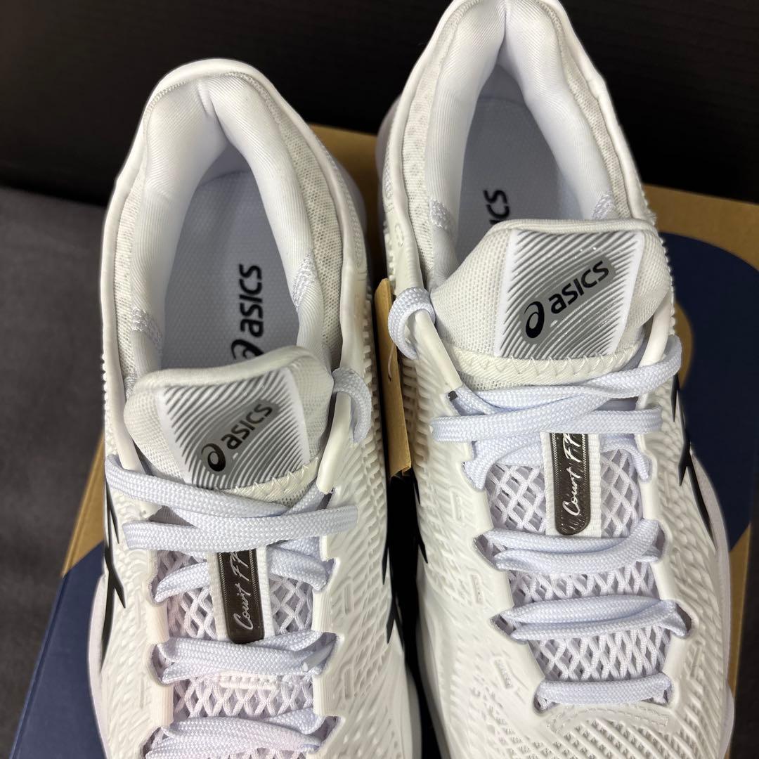 asics COURT FF 3 ホワイト/ブラック 25.5cmオール