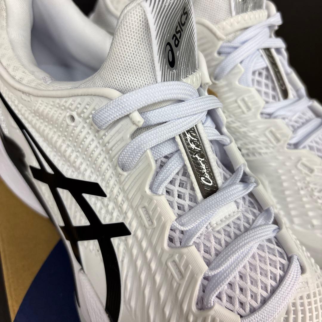 asics COURT FF 3 ホワイト/ブラック 25.5cmオール