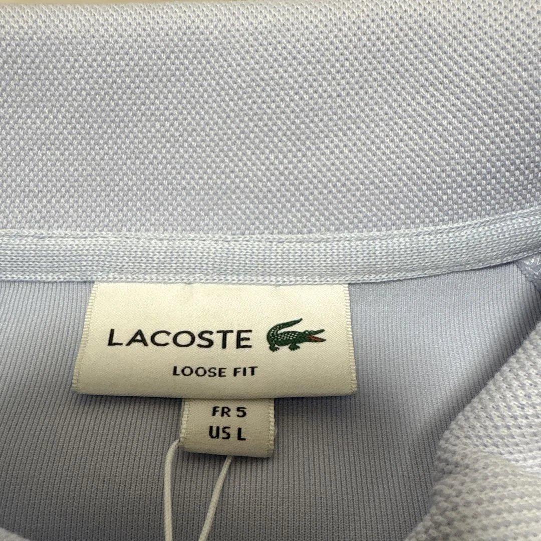 LACOSTE ポロシャツ US L ライトブルー