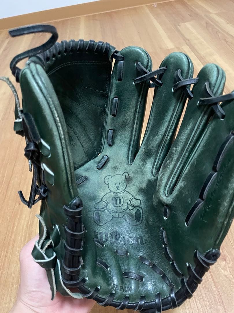 Wilson 硬式グローブ ダークグリーン（オーダー）