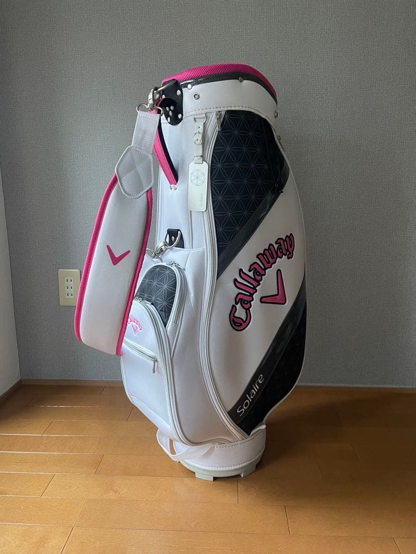 Callaway Solaire キャディバッグ ホワイト/ピンク