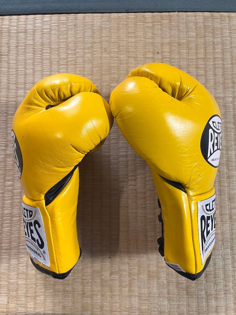 CLETO REYES プロフェッショナルボクシンググローブ イエロー 8oz