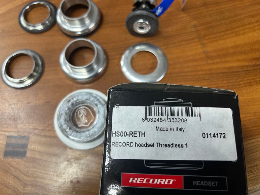 カンパニョーロ　レコード　ヘッドセット　1インチスレッドレス　HS00-RETH
