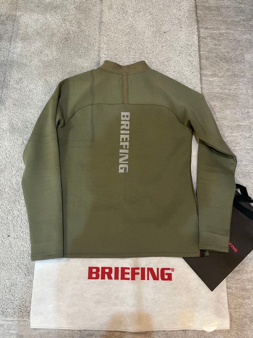 BRIEFING ハーフジップシャツ