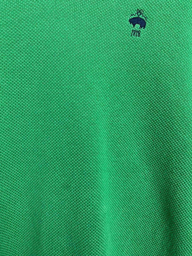 Brooks Brothers グリーン Vネック ニット セーター