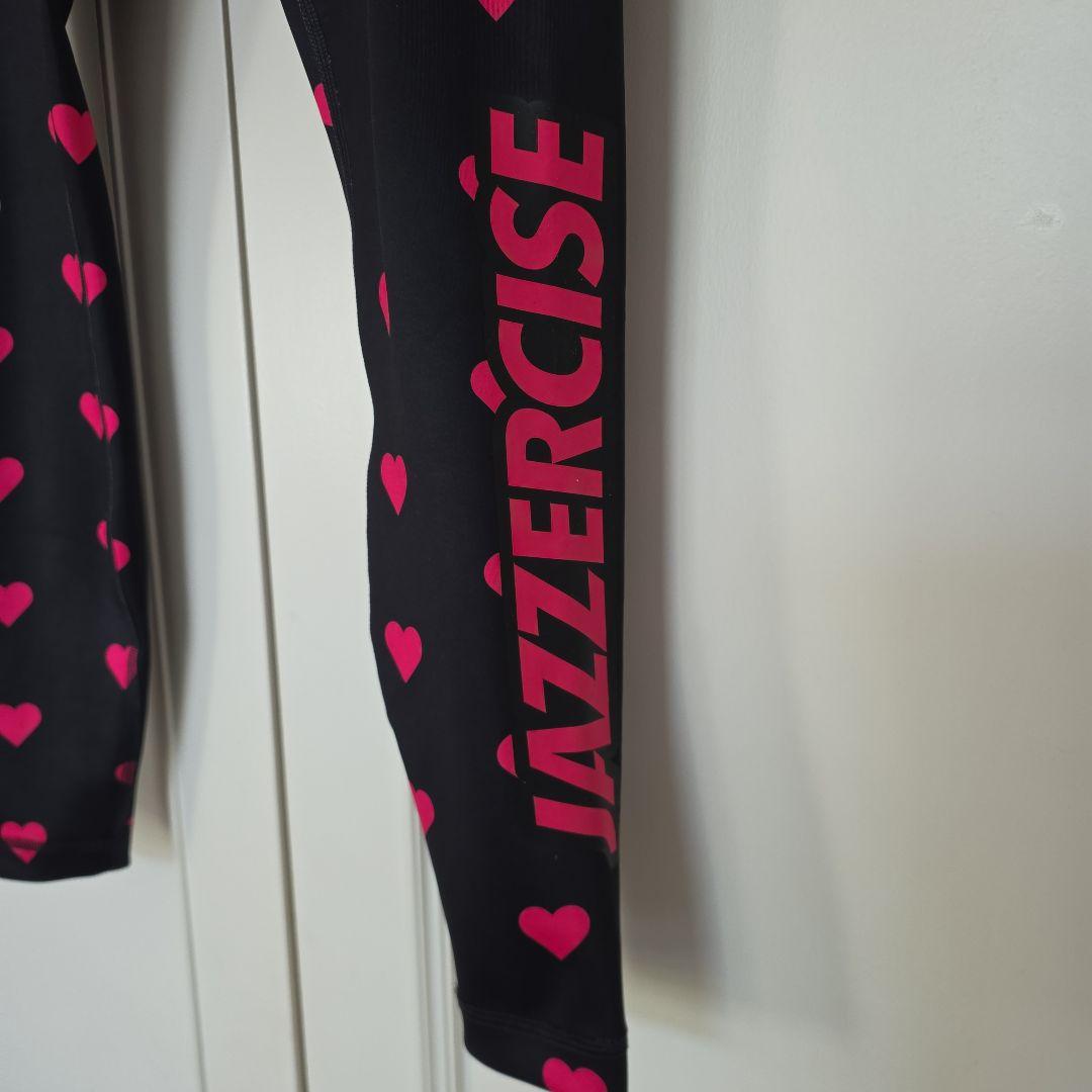 ♡美品♡ジャザサイズ♡ ハート柄レギンス♡ XS♡