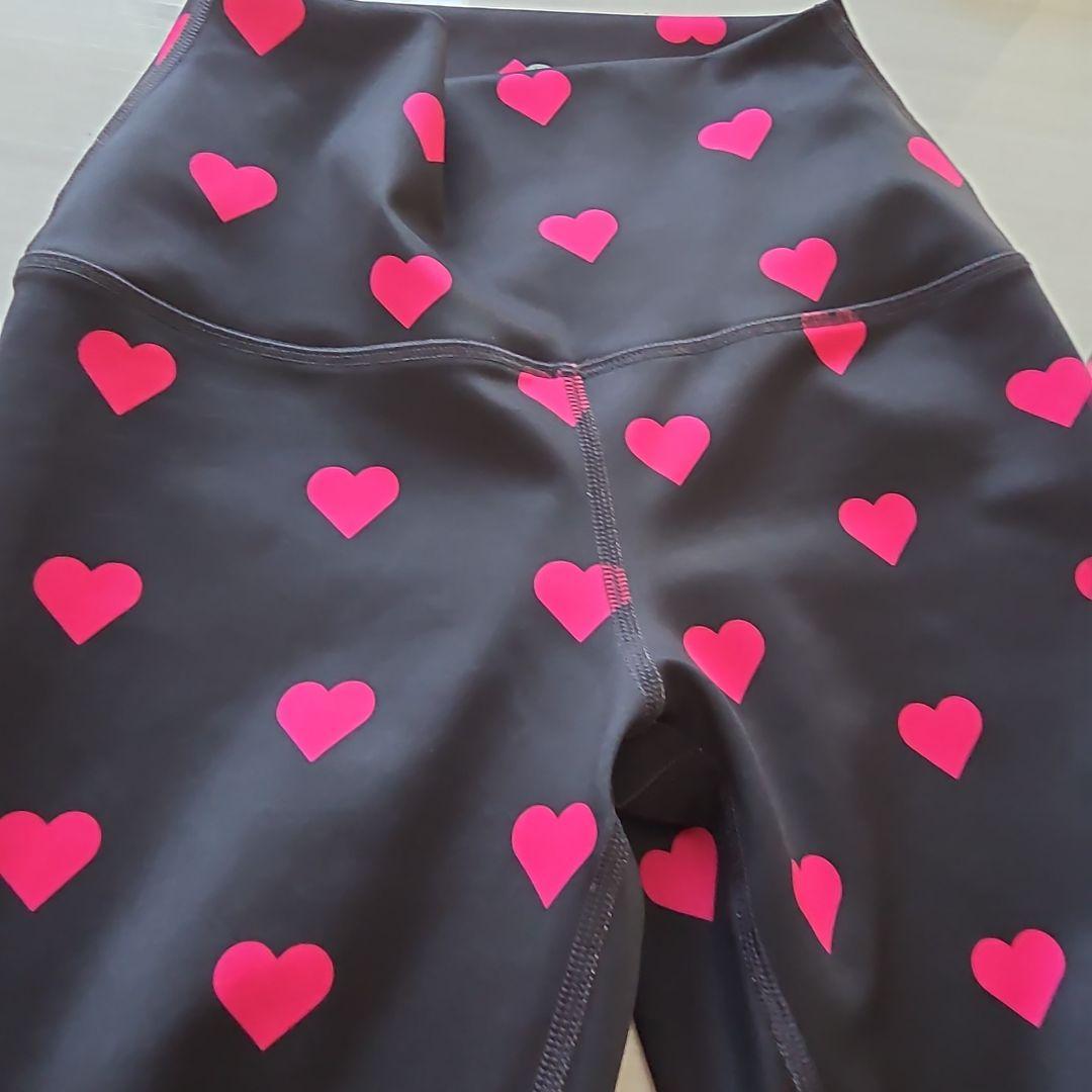 ♡美品♡ジャザサイズ♡ ハート柄レギンス♡ XS♡