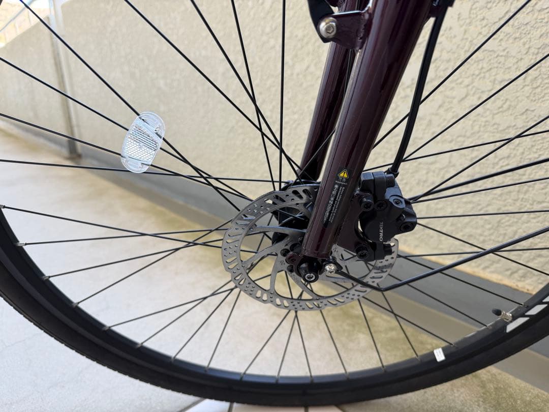 【送料込】e 電動アシストオフィスプレス自転車 7段変速 付属品完備
