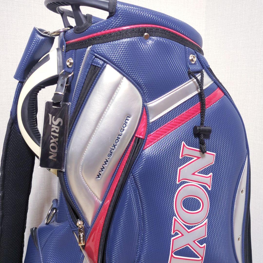 SRIXON スリクソン キャディバッグ レッド×ネイビー 4分割