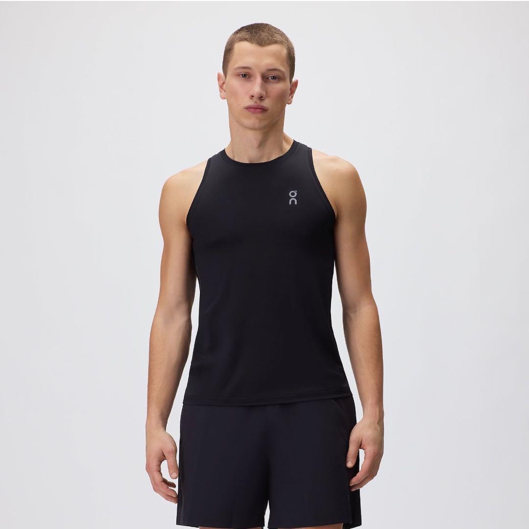 ウォーキング・ランニングウェア kith x on core tank \"Black\"